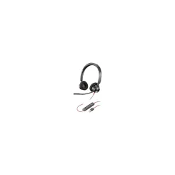Online Poly Blackwire 3320 Wired Stereo On Ear Computer Headset, Black (213934-01)