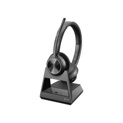 Hot Poly Savi 7320 Wireless Stereo Headset, Over-the-Head, Black (215201-01)