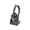 Best Poly Savi 7320 Wireless Stereo Headset, Over-the-Head, Black (7S435AA#ABA)