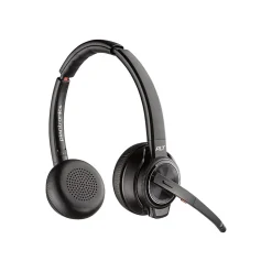 Best Poly Savi S8220 Spare Wireless Noise Canceling Stereo Headset, Over-the-Head, Black (85T31AA#ABA)