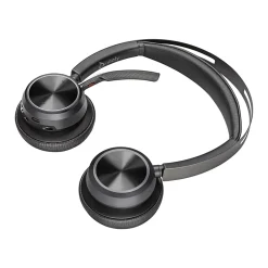 Poly Voyager Focus 2 Noise Canceling Bluetooth On Ear Phone & Computer Headset, Black (213726-01)