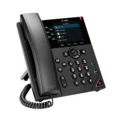 Poly VVX 350 6-Line VOIP Phone, Black (89B69AA#ABA)