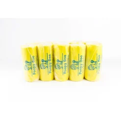 Diaper Disposal Trash Bags, Yellow, 10 Rolls/Case (PD-10-200)<Poopy Doo New