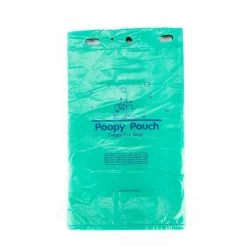 .75 Gallon Plastic Pet Waste Header Bags, Green, 12 Packs/Case (PP-H-200)<Poopy Pouch Discount