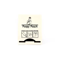 Express Pet Waste Bag Dispenser, Silver Metallic (PP-EXP-BEIGE)<Poopy Pouch Clearance