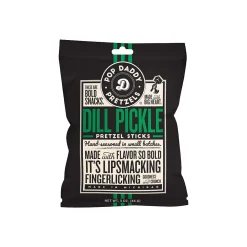 Pop Daddy Dill Pickle Pretzels Sticks, 3 oz., 15 Bags/Box (OPD00561)