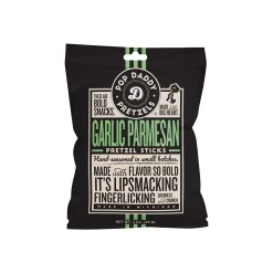 Pop Daddy Garlic Parmesan Pretzels Sticks, 3 oz., 15 Bags/Box (OPD00557)