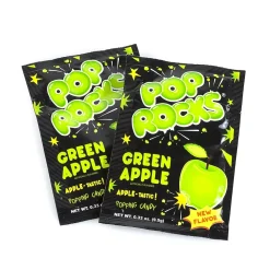Pop Rocks Green Apple Hard Candy, 0.33 oz., 24 Pieces (209-00255)