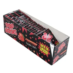 Pop Rocks Strawberry Hard Candy, 0.33 oz., 24 Pieces (209-00231)