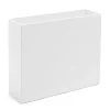 File Storage|Poppin ABS Plastic File Box, White, 4 Count (101272-MC)