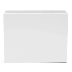 File Storage|Poppin ABS Plastic File Box, White, 4 Count (101272-MC)
