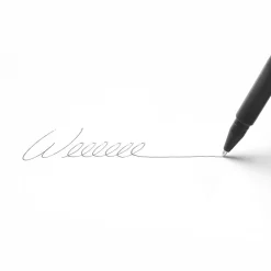 Pens|Poppin Black Signature Ballpoint Pen, Black Ink, Set of 100 (104600)