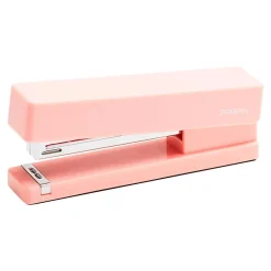 Staplers|Poppin Love-at-First-Sight Desktop Stapler, 20-Sheet Capacity, Blush (104455)