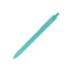 Pens|Poppin Luxe Retractable Gel Pen, Fine Point, Blue Ink, 6/Pack (100089)