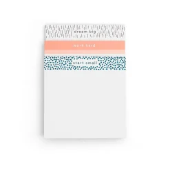 Notepads|Poppin Notepads, Ruled, Assorted Colors, 80 Sheets/Pad, 3 Pads/Pack (108242)