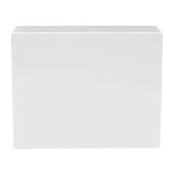 File Storage|Poppin Plastic File Box, Letter Size, White (101272)