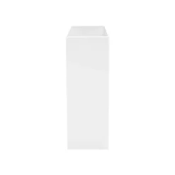 File Storage|Poppin Plastic File Box, Letter Size, White (101272)