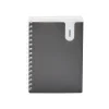 Notebooks|Poppin Pocket Notebook, 6" x 8.5", Ruled, 80 Sheets, Dark Gray (108850)