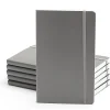 Notebooks|Poppin Professional Notebooks, 5" x 8.25", College Ruled, 96 Sheets, Gray/Silver, 25/Set (104134)