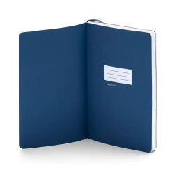 Journals|Poppin Soft Cover Notebooks, Medium, Navy, 100/Box (105045)