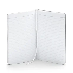 Journals|Poppin Soft Cover Notebooks, Medium, White, 100/Box (105046)