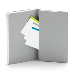 Journals|Poppin Soft Cover Notebooks, Medium, White, 100/Box (105046)