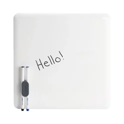 Dry Erase*Poppin Steel Dry-Erase Whiteboard, 12.5" x 12.5" (105086)