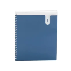 Subject Notebooks|Poppin The Pick-Your-Pocket 1-Subject Notebook, 8.5" x 11", Ruled, 80 Sheets, Slate Blue (106634)