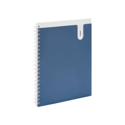 Subject Notebooks|Poppin The Pick-Your-Pocket 1-Subject Notebook, 8.5" x 11", Ruled, 80 Sheets, Slate Blue (106634)