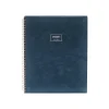 Notebooks|Poppin Velvet Professional Notebooks, 8.25" x 10.25", Narrow Ruled, 40 Sheets, Blue (106159)