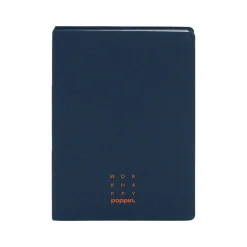 Journals|Poppin Work Happy Journal, 5.8" x 8.3", Dotted Ruled, Lagoon/Clay, 198 Pages (107490)