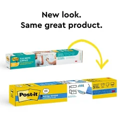 Dry Erase*Post-it Easy Erase Plastic Adhesive Dry-Erase Whiteboard, 8' x 4' (FWS8X4)