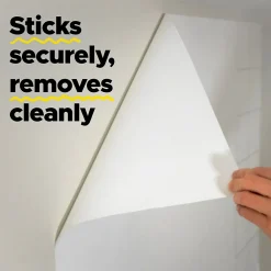 Dry Erase*Post-it Easy Erase Plastic Adhesive Dry-Erase Whiteboard, 8' x 4' (FWS8X4)