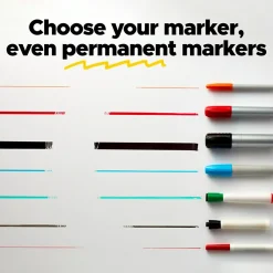 Dry Erase*Post-it Easy Erase Plastic Adhesive Dry-Erase Whiteboard, 8' x 4' (FWS8X4)