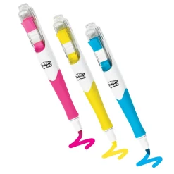 Highlighters|Post-it ® Flag + Highlighter, Assorted Colors, 150 Flags/Pack, 3 Highlighters/Pack (689-HL3)