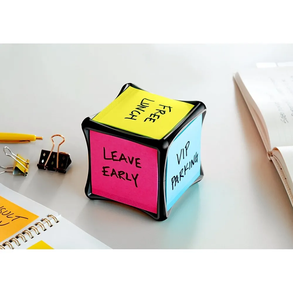 Post-It Notes*Post-it Full Adhesive Notes, 3" x 3", Energy Boost Collection, 30 Sheet/Pad, 4 Pads/Pack (F3304SSAU)