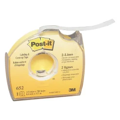 Correction & White-Out|Post-it Labeling and Cover-Up Correction Tape, White (652)