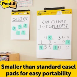 Easel Paper Pads*Post-it ® Mini Super Sticky Wall Easel Pad, 15