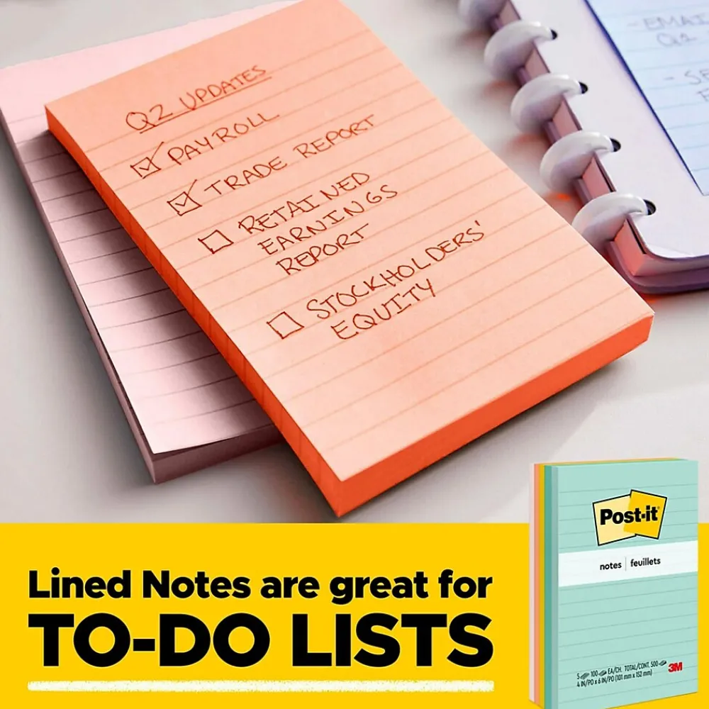 Post-It Notes*Post-it Notes, 1 3/8" x 1 7/8", Collection, 100 Sheet/Pad, 24 Pads/Pack (65324VADB) Canary