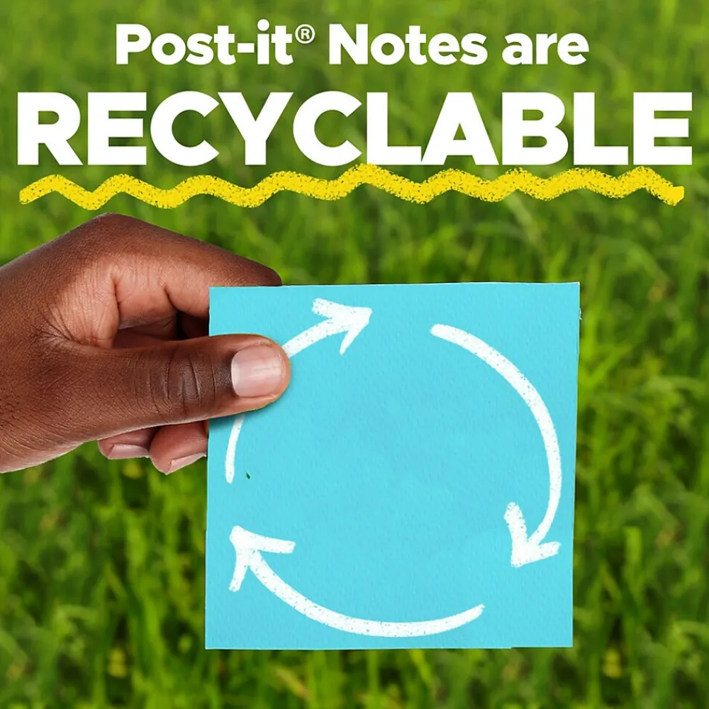 Post-It Notes*Post-it Notes, 4" x 6", Collection, Lined, 100 Sheet/Pad, 5 Pads/Pack (6605PKAST) Beachside Café