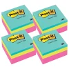 Post-It Notes*Post-it Notes Combo Pack, 3" x 3", Assorted Collection, 400 Sheet/Pad, 4 Pads/Pack (MMM2027RCR-4)
