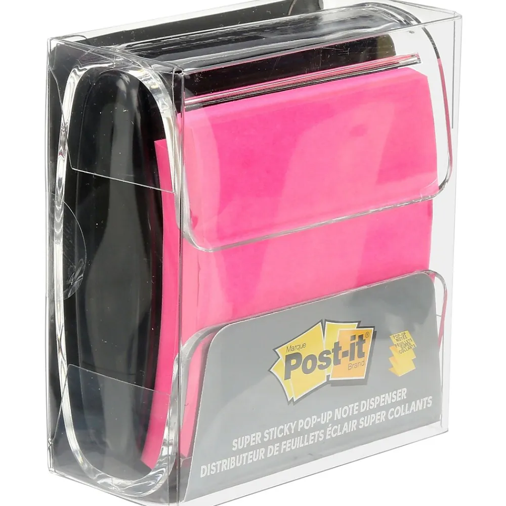 Pop-Up Dispensers*Post-it Pop-Up Notes Dispenser for 3" x 3" Notes, Black (WD-330-BK)
