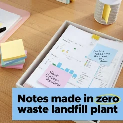 Post-It Notes*Post-it Recycled Super Sticky Notes, 4