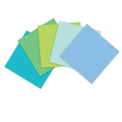 Post-It Notes*Post-it Recycled Super Sticky Notes, 3" x 3", Collection, 70 Sheet/Pad, 5 Pads/Pack (654R-5SST) Oasis