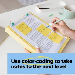 Post-It Notes*Post-it Recycled Super Sticky Notes, 4" x 6", Canary Collection, 45 Sheet/Pad, 4 Pads/Pack (4621R-4SSCY) Canary Yellow