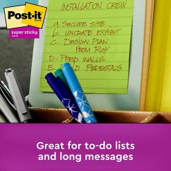 Post-It Notes*Post-it Recycled Super Sticky Notes, 4