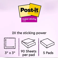 Post-It Notes*Post-it Recycled Super Sticky Notes, 3