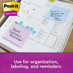 Post-It Notes*Post-it Recycled Super Sticky Notes, 3