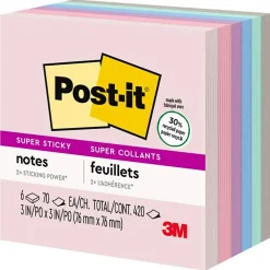 Post-It Notes*Post-it Recycled Super Sticky Notes, 3