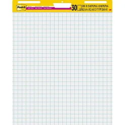 Easel Paper Pads*Post-it ® Super Sticky Easel Pad, 25" x 30", White with Grid, 30 Sheets/Pad (560)